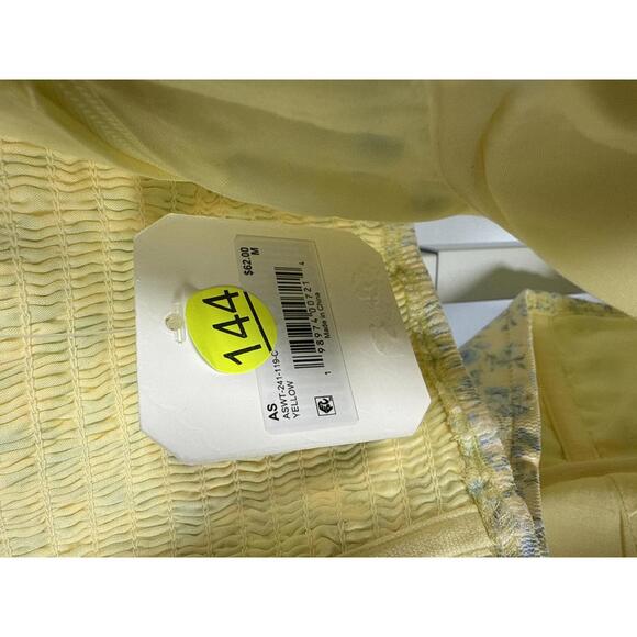 NWT Altar'd State Yellow Floral Bustier Crop Top Size M - Picture 4 of 4